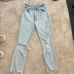 Abercrombie & Fitch Light Blue High Rise Jeans